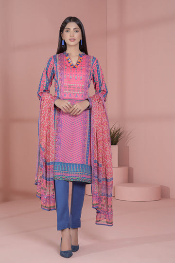 Bonanza Satrangi Pink Lawn Suit Ssk223p21 Eid Pret 2022 Online Shopping